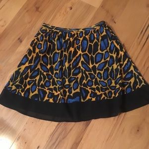 Bar III Animal Print Skirt, with pockets